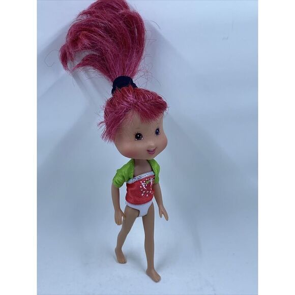 2008 Bandai Strawberry Shortcake 5 1/2" Doll With Shirt - Picture 2 of 7